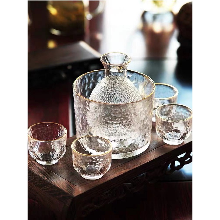 Bộ Bình Uống Rượu Sake Nhật Bản (Kèm Bình Hâm Rượu)