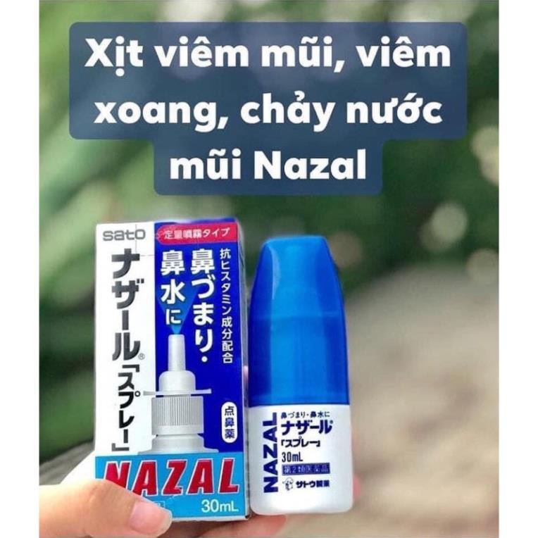 Xịt mũi xoang Nazal Nhật Bản 30ml chính hãng hiệu quả tức thì .