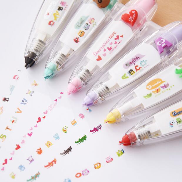 1 Bút Xóa Kéo Hình Động Vật Đáng Yêu