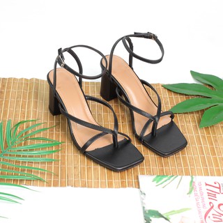LiB - Giày Sandal Nữ Thời Trang Cao Gót 5cm Xỏ Ngón S518