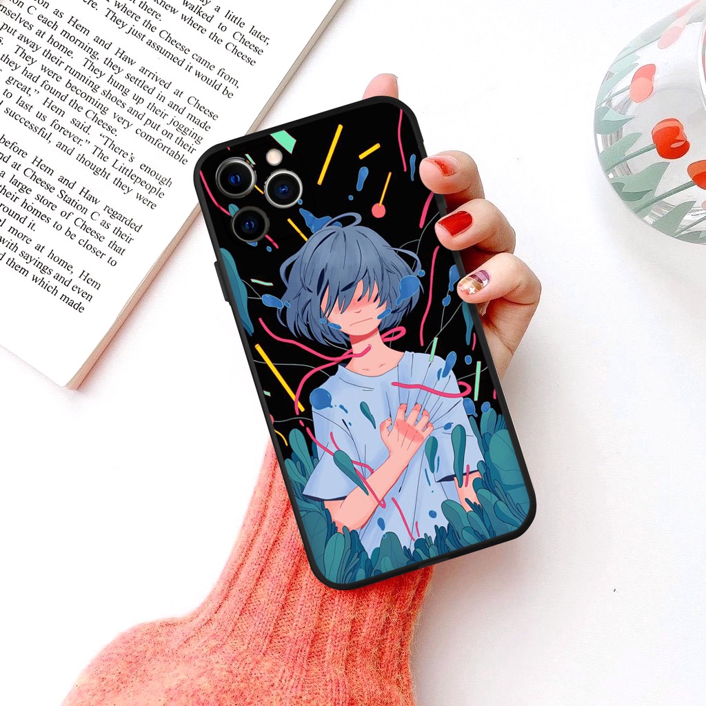 Ốp iphone - Ốp lưng iphone cạnh vuông Cặp đôi sắc màu dành cho ip 6 đến 14promax - ng150