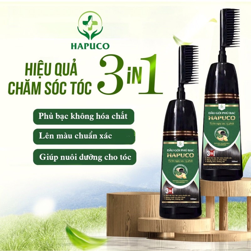 DẦU GỘI PHỦ BẠC CÔNG TY DƯỢC HAPUCO 500ml