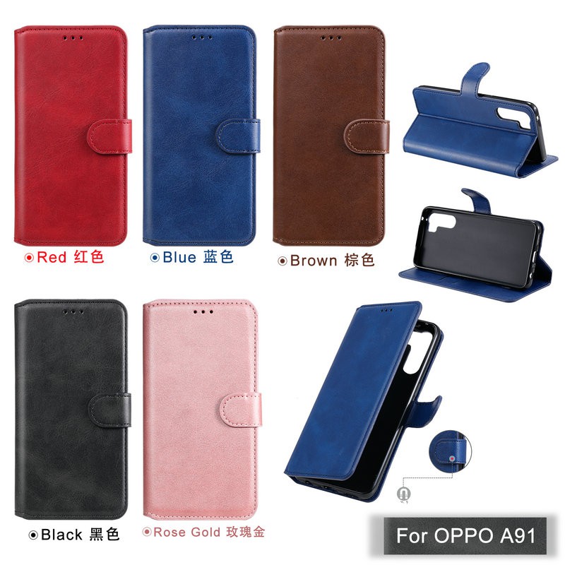 Bao Da Đựng Điện Thoại Có Ngăn Đựng Thẻ Cho Oppo A93 A52 A53 A92 A9 A5 2020 F11 F9 F5 A3S A7 A5 A12E Realme C11 C15 7 6 6i 5i 5s 5 Pro | BigBuy360 - bigbuy360.vn