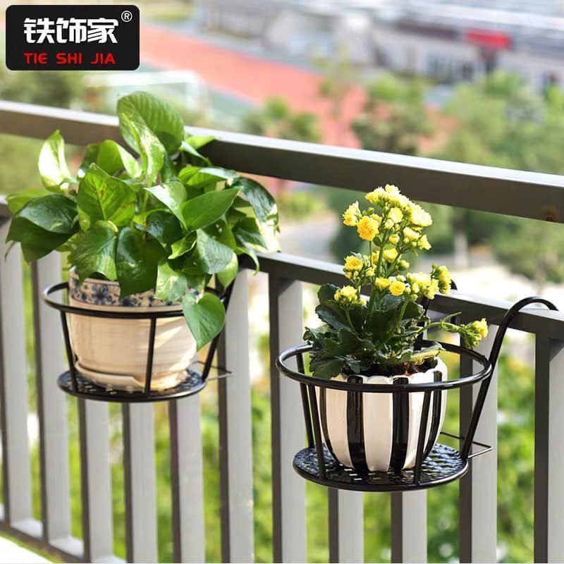 Giá treo chậu hoa ban công 22x21cm Siêu cứng cáp