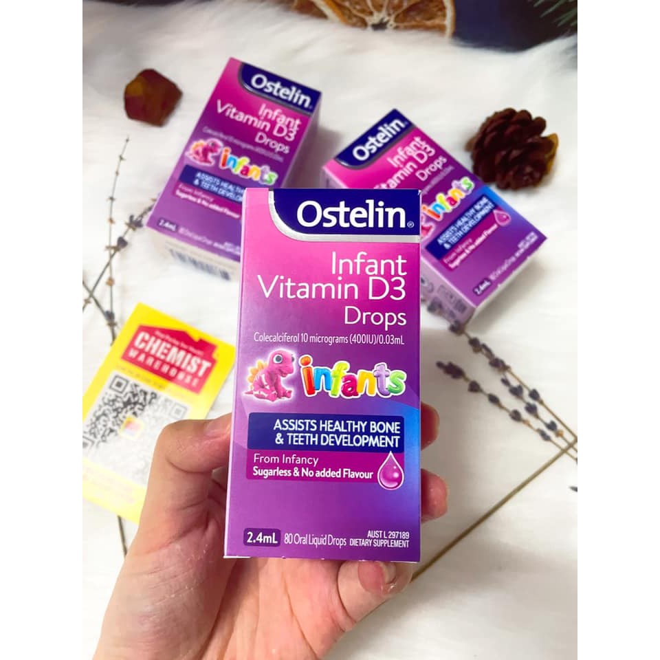 OSTELIN VITAMIN D3 NHỎ GIỌT 2.4ml - HÀNG NỘI ĐỊA