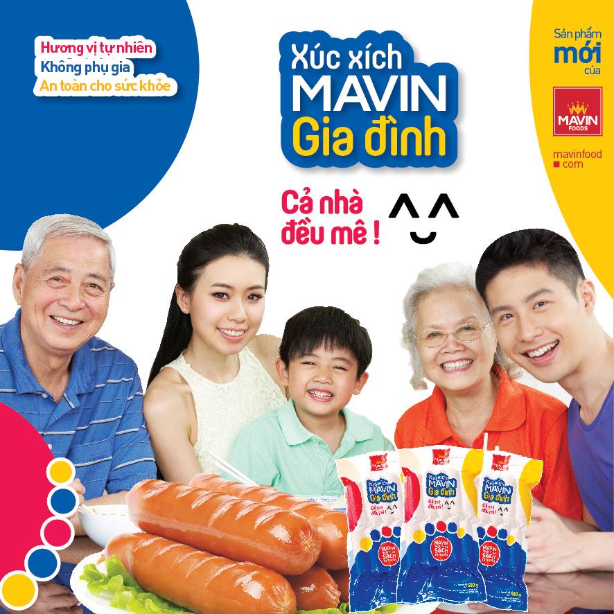 Đồ xiên nướng, chiên rán, ăn vặt - Xúc Xích MAVIN GIA ĐÌNH túi 500g - [ GIAO HÀNG TRONG NGÀY TẠI HÀ NỘI] Rẻ vô địch | BigBuy360 - bigbuy360.vn