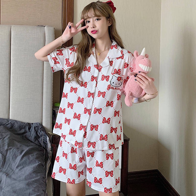 Pijama Mặc Nhà, Bộ Ngủ Nữ Ngắn Tay Nhiều Màu Họa Tiết Siêu Xinh CCCP01