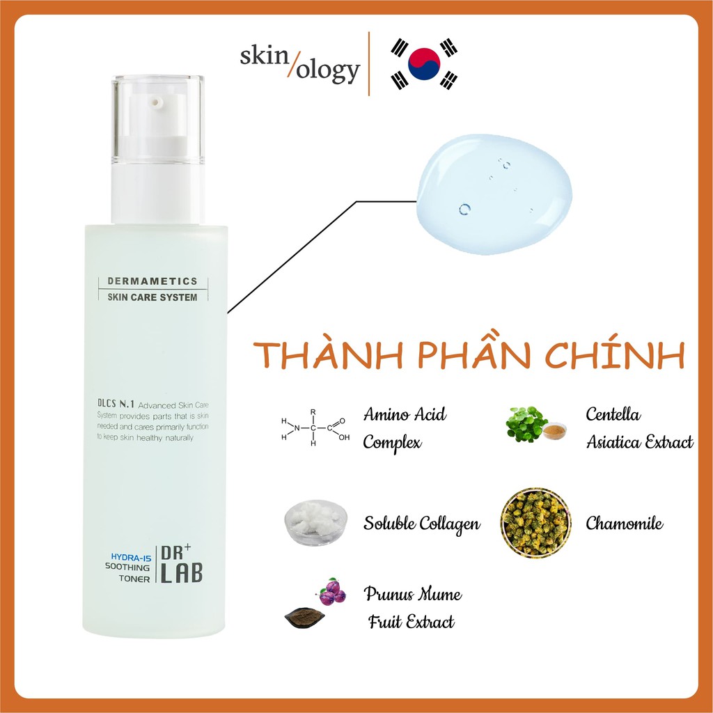 NƯỚC CÂN BẰNG DA DR.LAB TONER HYDRA 15 SOOTHING CHO DA KHÔ | BigBuy360 - bigbuy360.vn