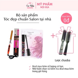 Bộ sản phẩm tạo kiểu và chăm sóc tóc suôn mượt vào nếp tại nhà