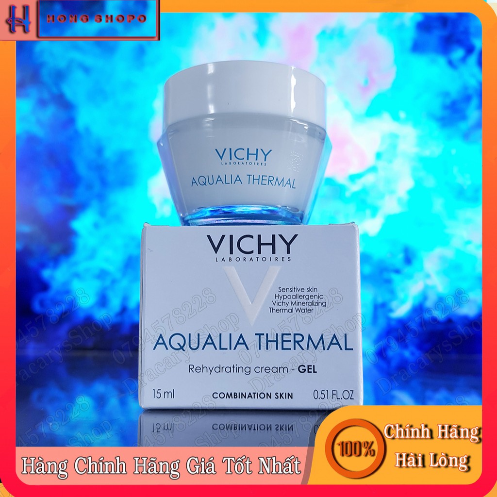 Gel Dưỡng Ẩm Vichy Aqualia Thermal Rehydrating Cream 15ml