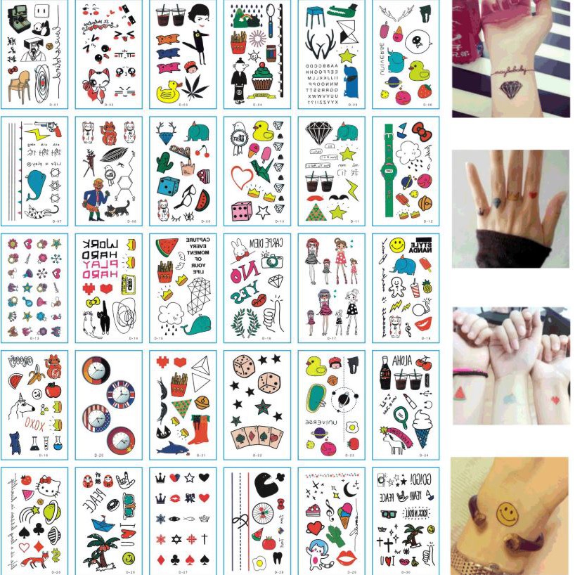 COMBO 30 HÌNH STICKER SIÊU CUTE (> 100 HÌNH)