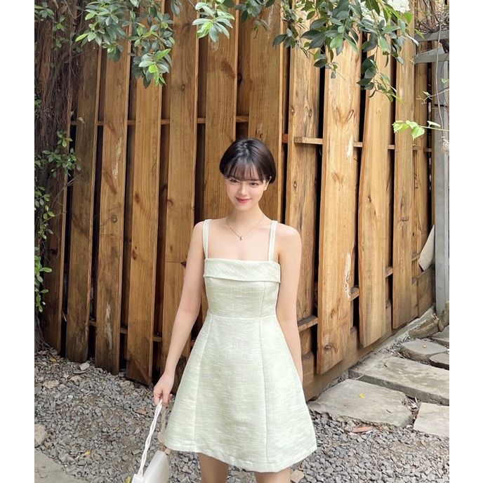 Đầm 2 dây bố Ellyclothing
