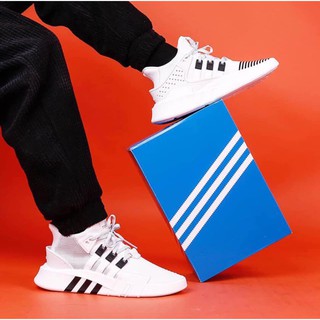 [Flash Sale - Full Box] Giày EQT trắng vạch đen