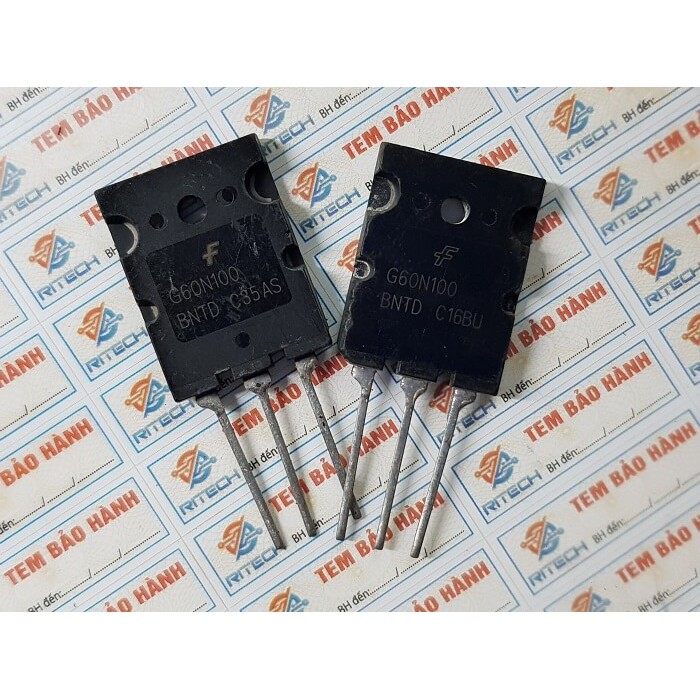 [Combo 2 chiếc] G60N100, G60N100BNTD IGBT 60A/1000V TO-3P TM