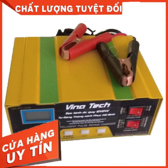 Máy sạc bình ắc quy Vina Tech VL 01 tự động thông minh 12V/24V có tính năng phục hồi bình