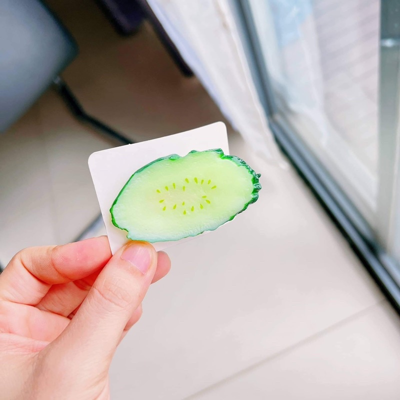Kẹp tóc hình thức ăn dễ thương phong cách hàn quốc