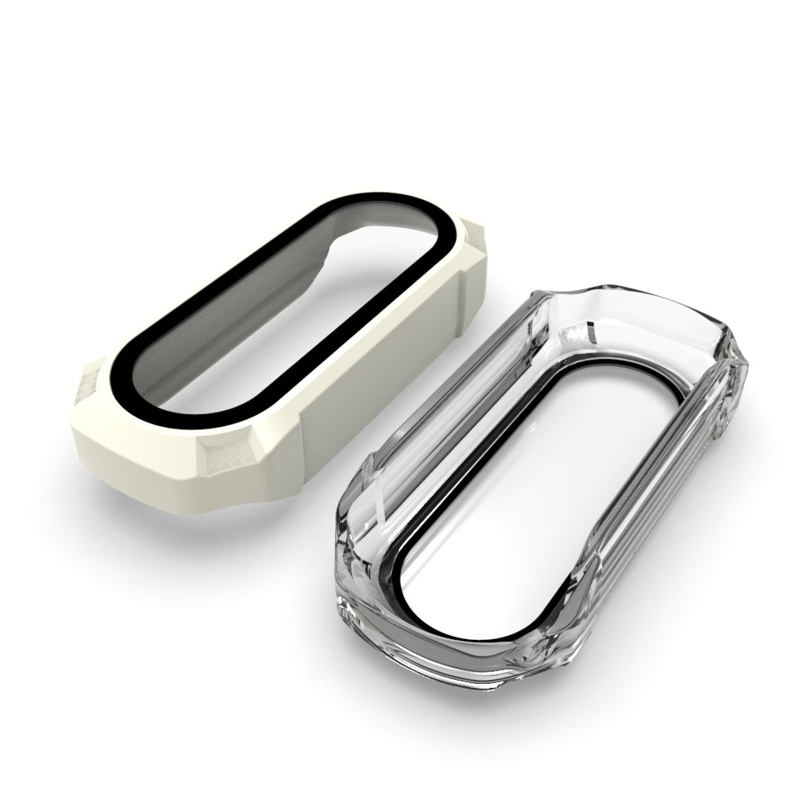 Ốp Bảo Vệ Cho Đồng Hồ Đeo Tay Mi band 6 6 5 4 3 PC + Kính Mi band 5 6 mi6 band6