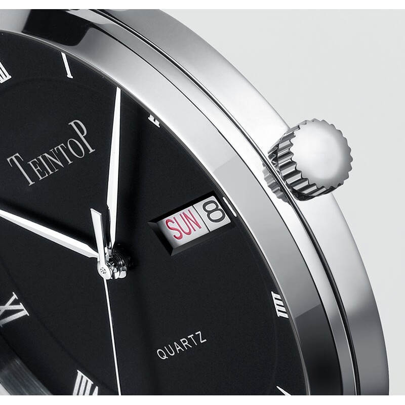 Đồng hồ nam chính hãng Teintop T7015-3 hàng mới ,Kính sapphire ,chống xước ,Chống nước 30m ,máy pin,Bảo Hành 12 Tháng
