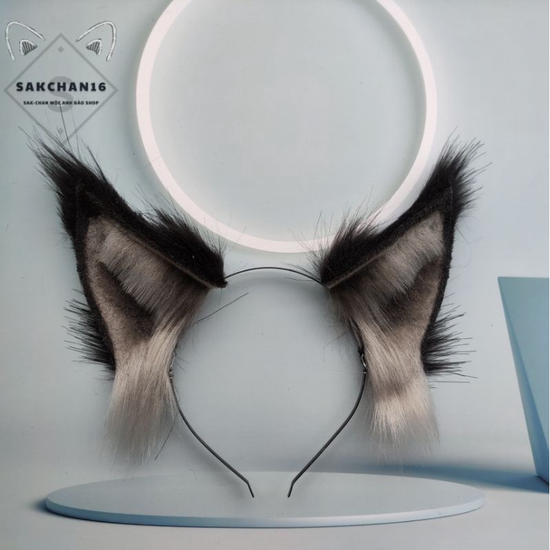 Tai cáo đen xám cosplay độc đáo