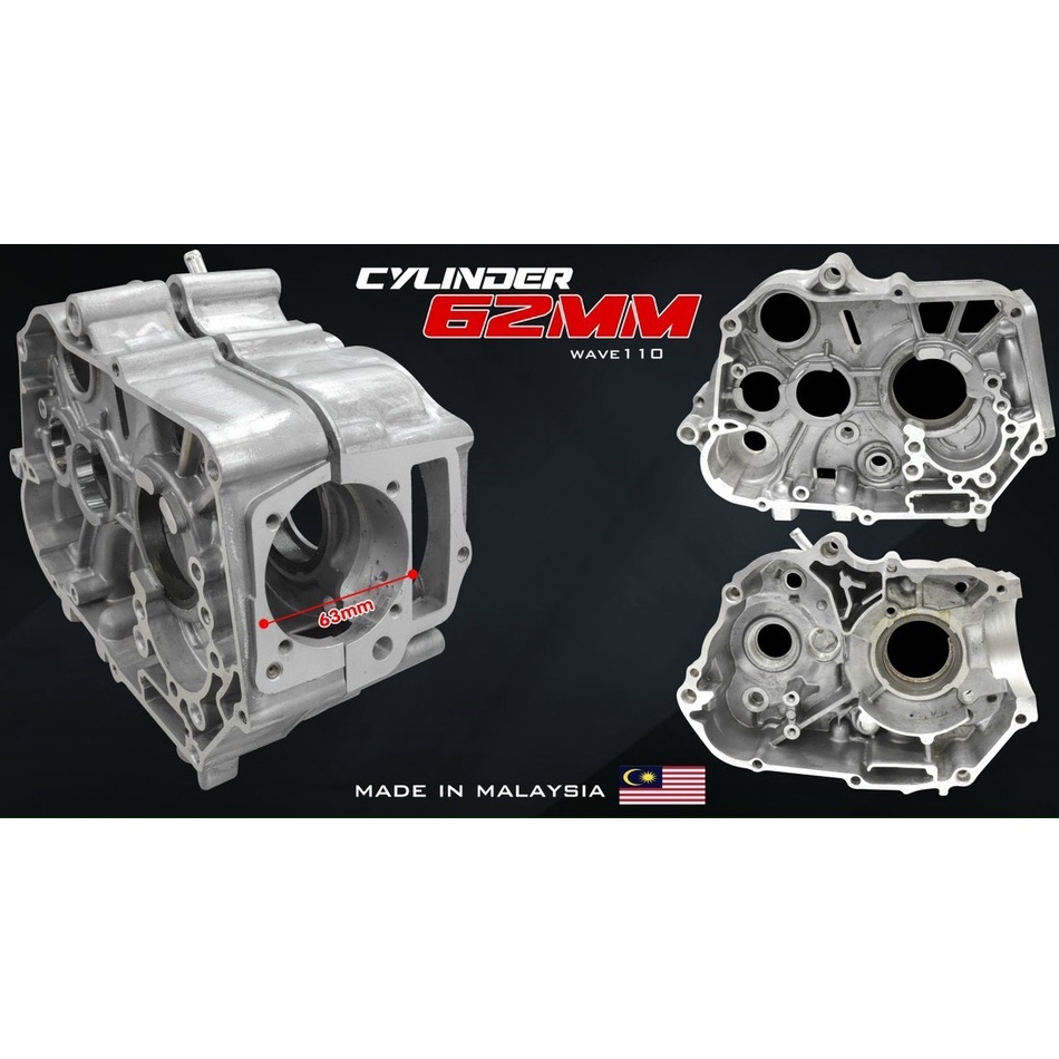 Cặp lốc Wave Nice họng lốc 62 dùng cho Dream Wave Cub 67 chaly SYM...