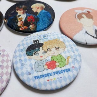 Huy hiệu taekook 5,8cm