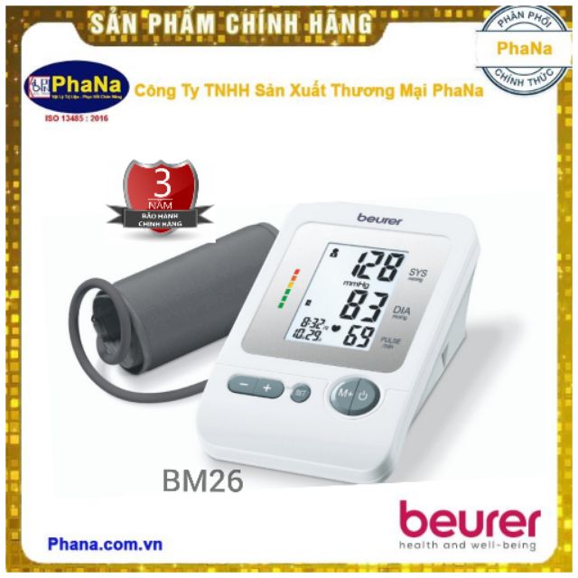 Máy đo huyết áp bắp tay Beurer BM26 TBYT