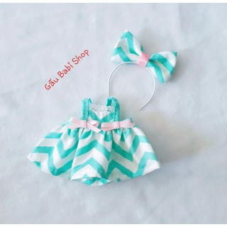 Đầm búp bê size 1/6 blythe, babies, xinji, baboliy, 5inch, ob11, ddf, animator