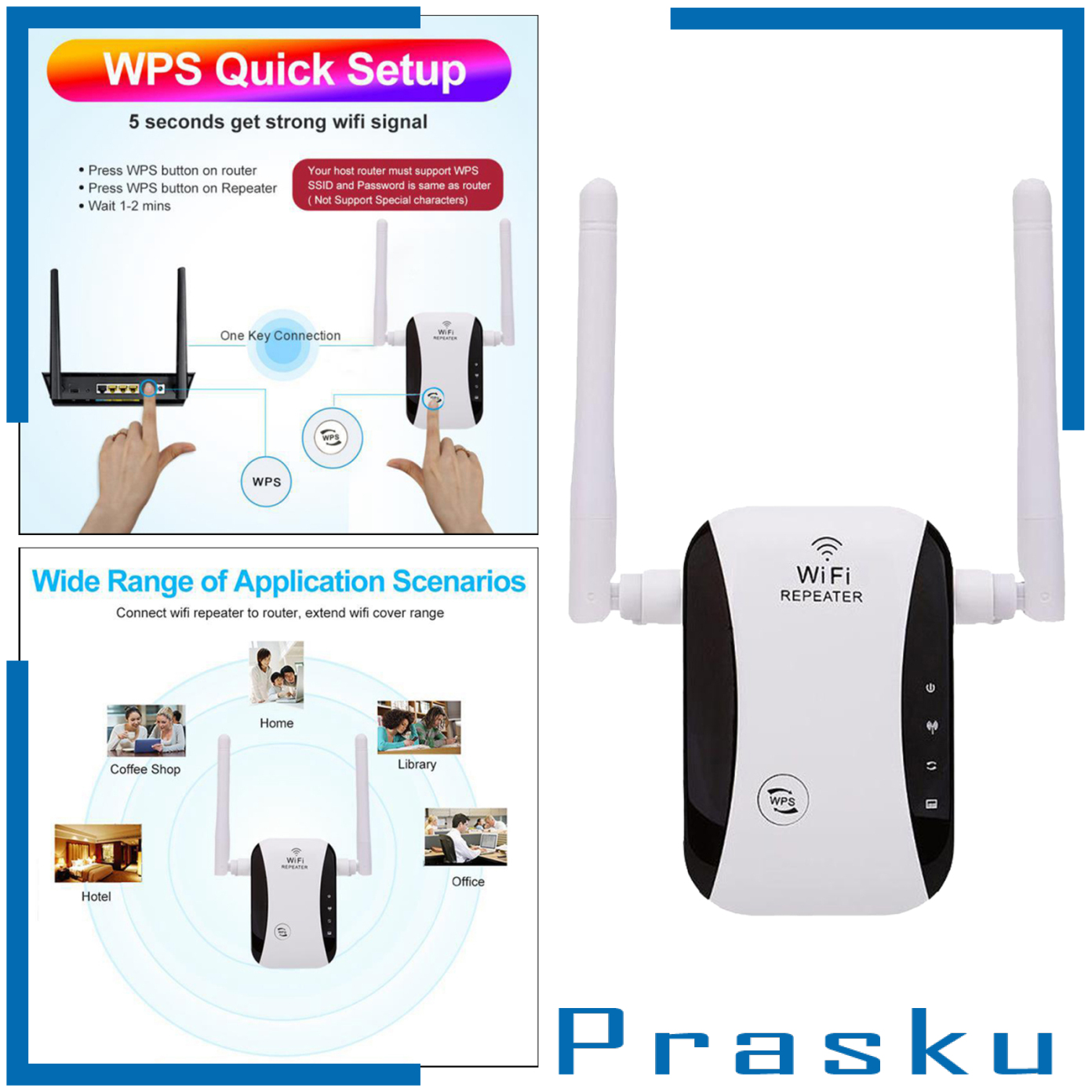 Bộ Khuếch Đại Sóng Wifi Không Dây 802.11 | BigBuy360 - bigbuy360.vn
