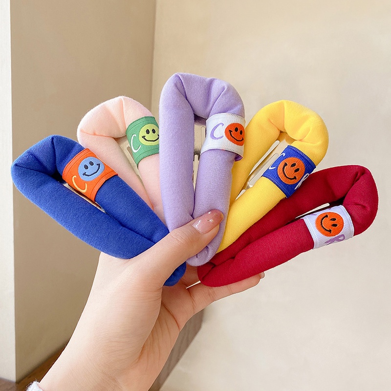 Kẹp Tóc Cỡ Lớn Hình Mặt Cười Dễ Thương