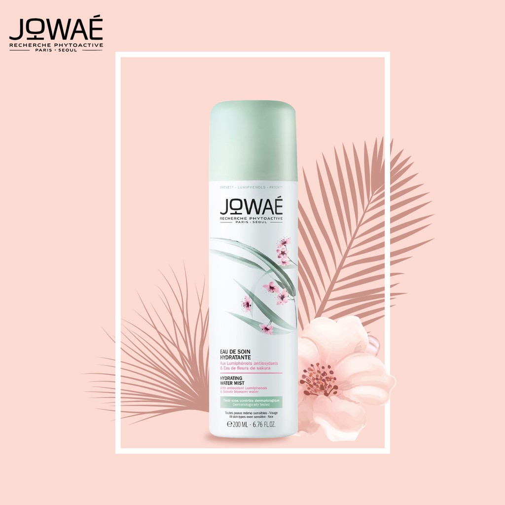 Xịt khoáng JOWAE ❤️️ FREESHIP ❤️️ dưỡng da hoa anh đào cung cấp ẩm 200ml mỹ phẩm thiên nhiên nhập khẩu Pháp