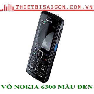 VỎ NOKIA 6300 MÀU ĐEN ZIN