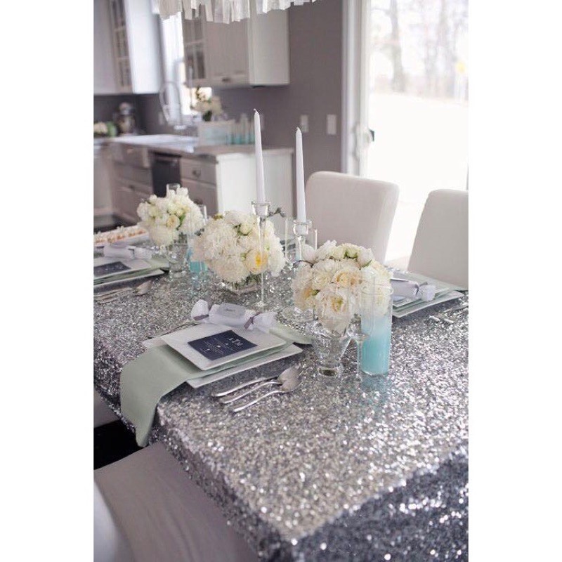 Khăn phủ bàn kim sa sang trọng nhiều kích thước