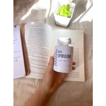 Tảo Lục Tảo  Xoắn Viên Hữu Cơ Dragon Superfoods 200 Viên