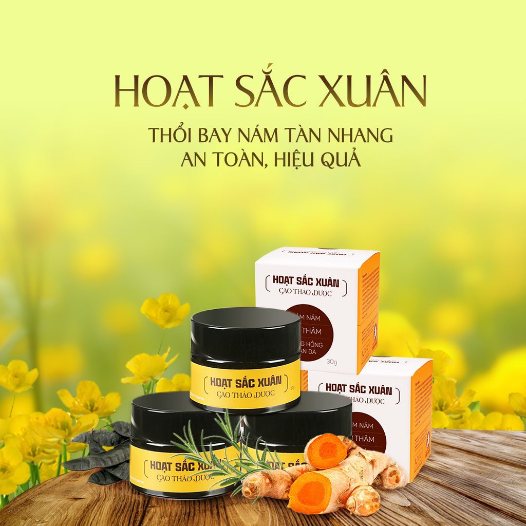 Combo 3 hộp Hoạt sắc xuân