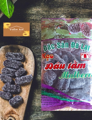 KẸO DÂU TẰM ĐÀ LẠT 200g đặt sản Việt Nam