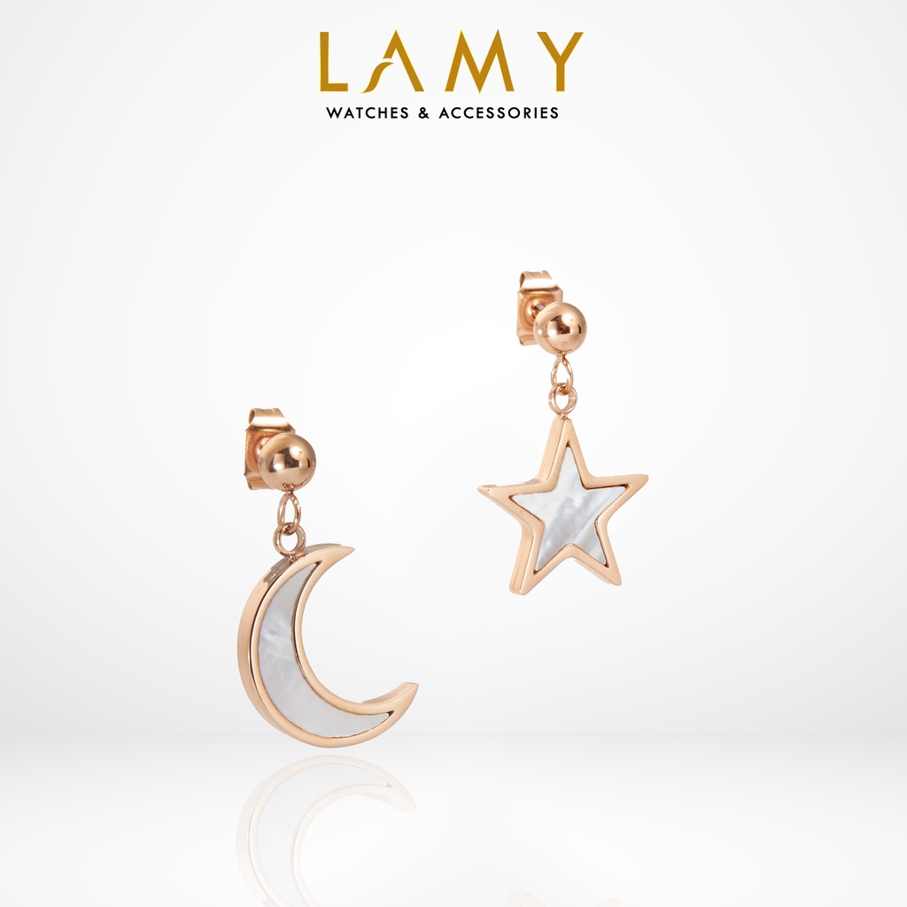 Khuyên tai CDE Moon Star Earrings CDE3016.WH