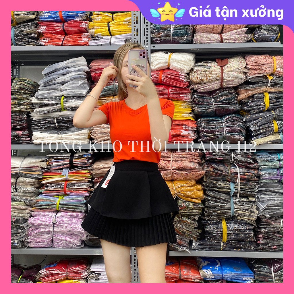 Ảnh thật 100% ✅ Chân váy xếp ly ngắn xòe sang chảnh ( xếp ly 1 tầng) | BigBuy360 - bigbuy360.vn