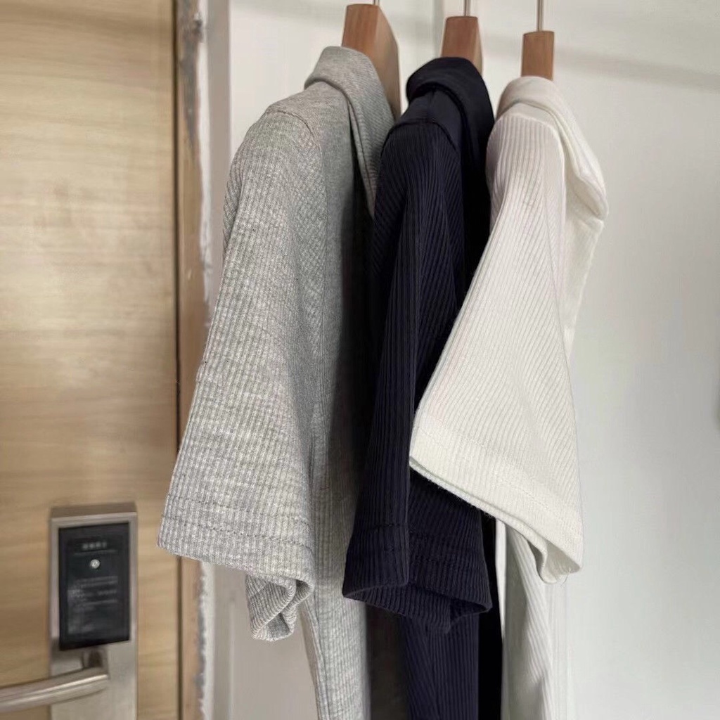 Áo Thun Len Tăm Xẻ Ngực Quảng Châu Giá Rẻ A061