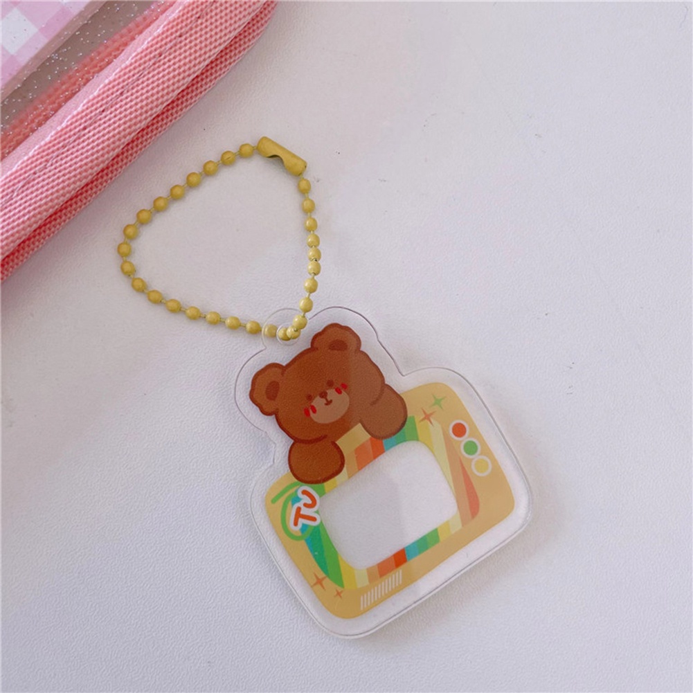 Ví Đựng Thẻ Bằng Acrylic Trong Suốt In Hình Khung Ảnh Hoạt Hình