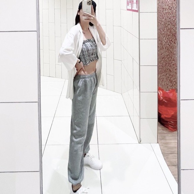 Quần Nỉ Bông GOURD Unisex [FREESHIP]  Jogger dáng thụng dây rút ống rộng màu ĐEN | XÁM Ulzzang nam nữ SIÊU HOT