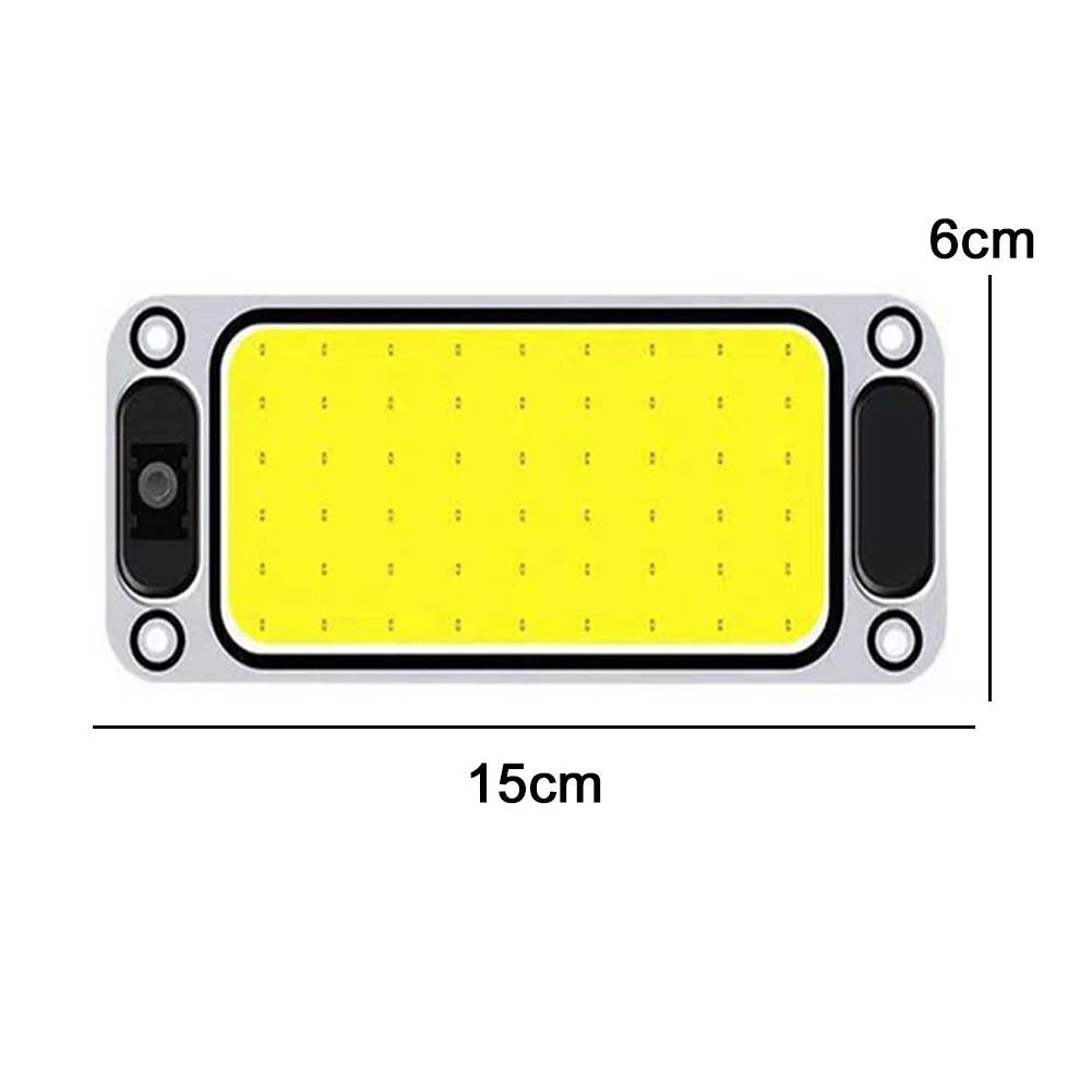 Đèn Led COB 12V/24V Gắn Trần Xe Hơi Có Công Tắc Tiện Dụng