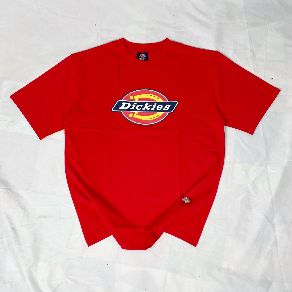 Áo thun tay lỡ Dickies, áo phông unisex nam nữ hình in form rộng chất cotton