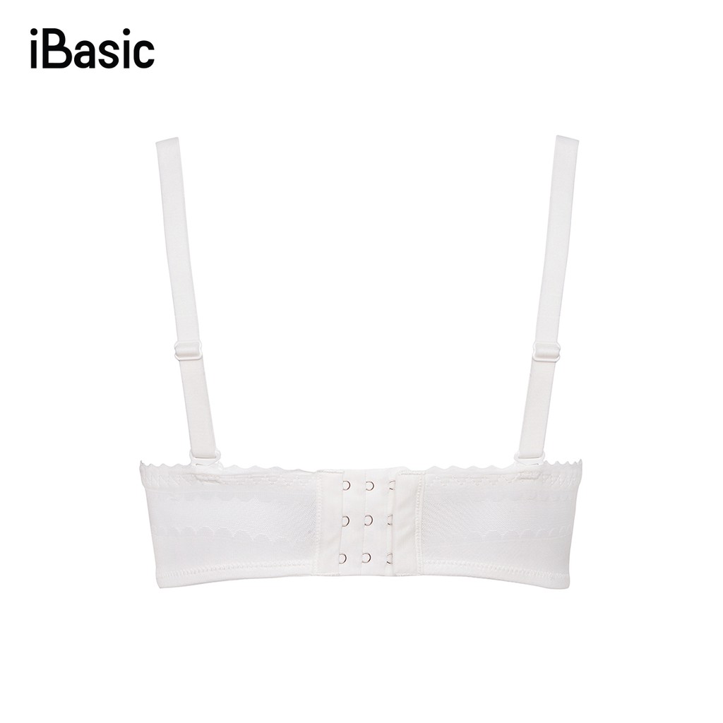 [Mã WABRH11 giảm 10% đơn 99K] Áo ngực cup ngang ren mút dày iBasic BRAW114 | BigBuy360 - bigbuy360.vn