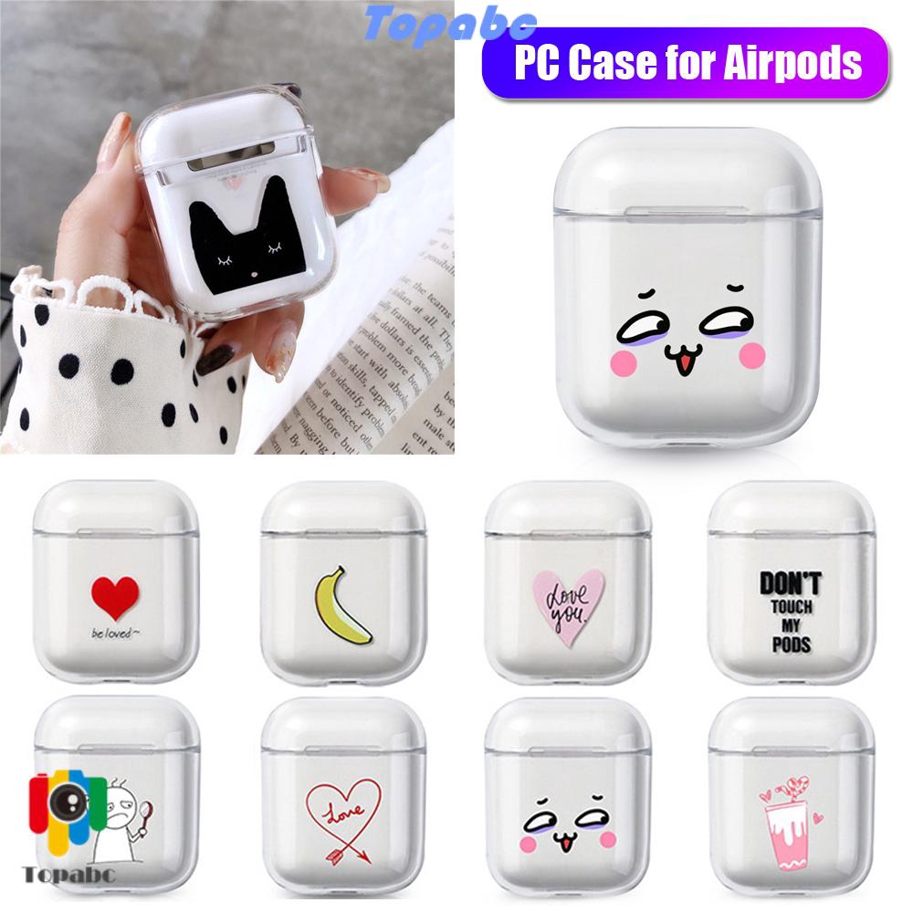 Vỏ nhựa bảo vệ hộp sạc tai nghe dành cho Airpods 2