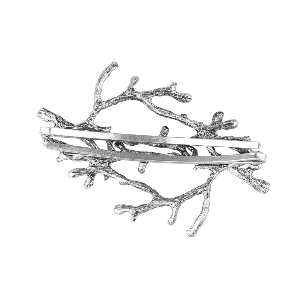 Bộ 2 Kẹp Tóc Hình Cành Hoa Lá Xinh Xắn Cho Nữ