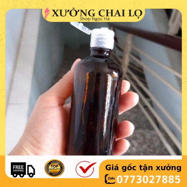 Chai Chiết Mĩ Phẩm ❤ GIÁ RẺ NHẤT ❤ Chai nắp bật thủy tinh 50ml,100ml chiết mỹ phẩm, dung dịch , phụ kiện du lịch