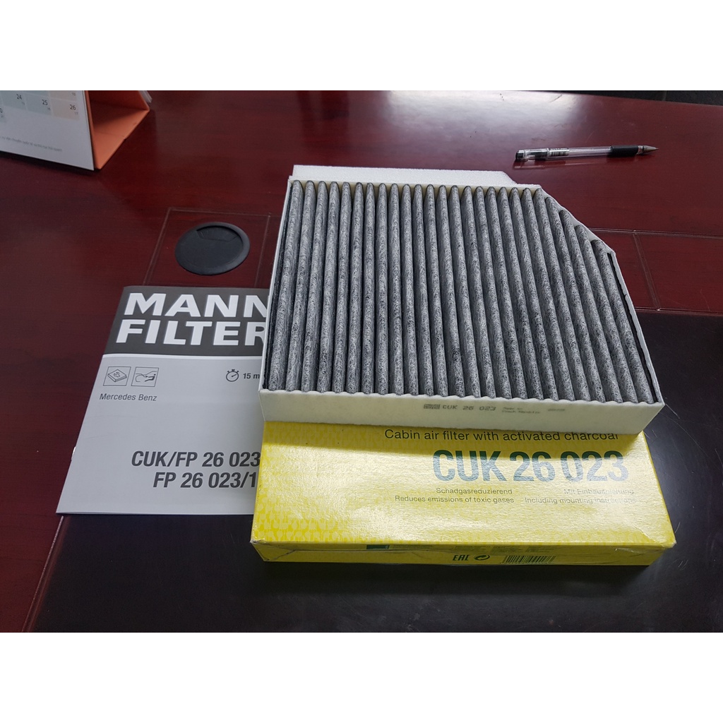 Dùng cho Mercedes GLC 200/ GLC 250/ GLC300 -Comb 5 sản phẩm ( Dầu động cơ, Lọc Dầu, Lọc Gió Động Cơ, 2 Lọc gió điều hòa)