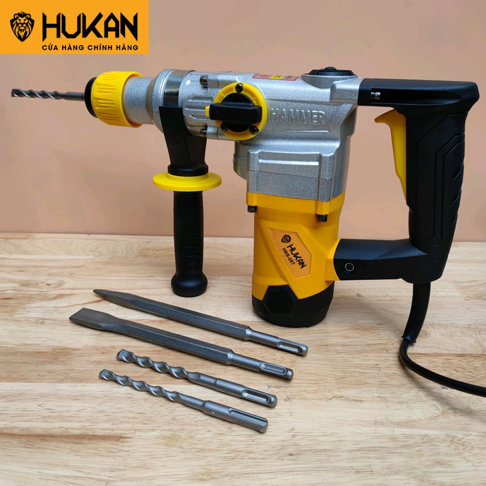 Máy khoan đục 2 chức năng HUKAN HK6-28T công suất 1180W