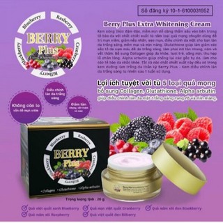 Kem Berry Plus Trị nám Tàn nhang Thái Lan
