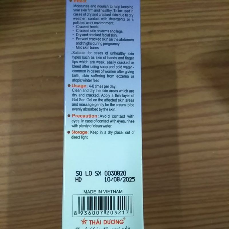 Kem nẻ Gót Sen -tặng kem đánh răng Thái Dương 20g | BigBuy360 - bigbuy360.vn